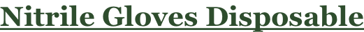 Nitrile Gloves Disposable
